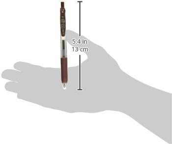 Zebra Sarasa Clip Pen 0.4 mm, Brown (JJS15-E)...