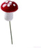 20Pcs Red Mini Mushroom Miniatures Artificial Garden Fairy Bonsai Plant Pot Resin Craft Decoration for Home DIY Micro Landscape Decor Garden Sculp...
