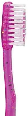 Kids Prepasted Toothbrushes Individually Wrapped - Bubblegum Disposable Toothbrushes with Sparkles (36 Pack)...