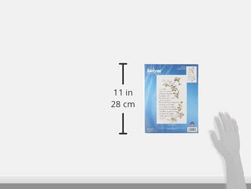Janlynn Counted Cross Stitch Kit, The Lord's Prayer, Blue, By the yard...