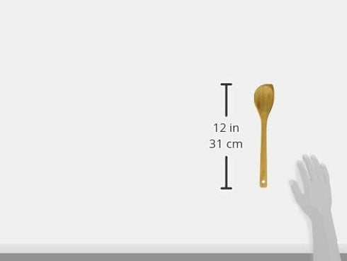 Norpro 12-Inch Bamboo Pointed Spoon, Natural...