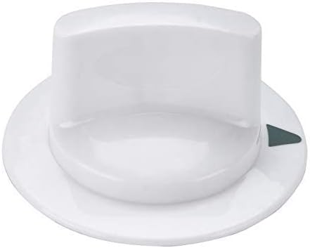 AMI PARTS WE1M652 Dryer Knob Timer Control Knob with Reinforced Metal Ring Replacement Part Compatible with General Electric GE Dryer Part Replaces AP3995164 PS1482196
