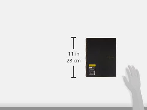 Maruman MNEMOSYNE Notebook 11.69 x 8.66 Inches (A4), 5mm dot grid, 70 Sheets (N109), white...