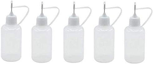 5pcs 30ml Needle Tip Glue Bottle Applicator DIY Quilling Tool Precision Bottle Needle Bottle Squeeze Bottle...