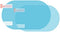 2PCS Film Anti Rain Water Repellent Film Car Mirror Window Clear Films Anti Dazzle Rearview Mirror Anti Fog Rainproof Film (Elliptic-110x85mm)...