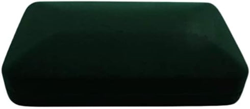 Forest Green Velvet Necklace Gift Box Travel Storage Display Case 7x4.3...