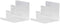 Acrylic Wallet Display Stand Holder Acrylic Jewelry Display Riser Shelf Showcase Fixtures (2pcs 3-Tiers)...
