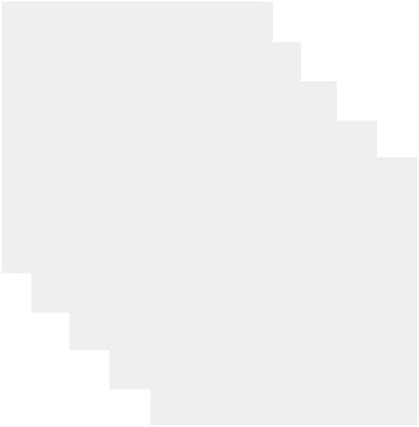 SISER EasyWeed Heat Transfer Vinyl HTV for T-Shirts 12 x 12 Inches 5 Precut Sheets (White)...