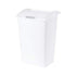 Rubbermaid,White Dual-Action Swing Lid Trash Can, 11.25 Gallon, for Home/Kitchen/Bathroom/Garbage...