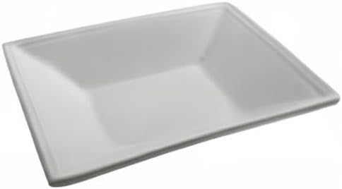 10 Strawberry Street Whittier 5" Square Tid Bit, Set of 6, White...
