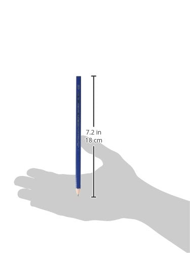 General's 497-6H Hexagonal Non-Toxic Drawing Pencil, 6H Thin Tip, Blue (Pack of 12)...