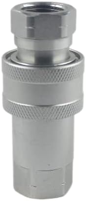 1-Set 1/2" NPT ISO5675 Ag Hydraulic Quick Connect Tractor Coupling/Couplers Ball Valva,Pioneer Type,Set w/Dust Cap...