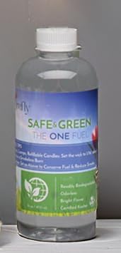 Firefly Kosher Safe and Green Lamp Oil - - Biodegradable - Virtually Odorless - Paraffin Alternative - Indoor Outdoor Use - Lamps, Lanterns, Candl...
