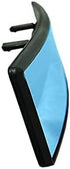 ICBEAMER 11.8 Inch Car Rearview Mirror, Panoramic Wide Angle, HD Blue Tint Glass, Interior Clip On Convex Car Mirror, Anti Glare, Automotive Acces...