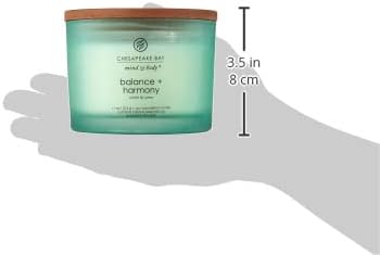 Chesapeake Bay Candle Scented Candle Balance + Harmony (Water Lily Pear) Coffee Table Home Décor...