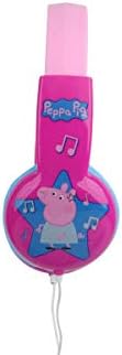 Peppa Pig Kids Safe Over The Ear Headphones HP2-03708 | Kids Headphones, Volume Limiter for Developing Ears, 3.5MM Stereo Jack, Recommended for Ag...