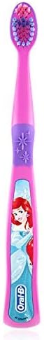 Oral-B Princess Toothbrush for Little Girls, Children 3+, Extra Soft, Ariel Characters - 1 Count...