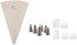 Ateco Cake Decorating Set - Couplers, Decorating Bag, and Decorating Tubes...