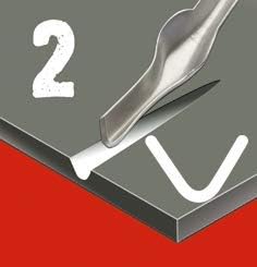 ESSDEE 1.5mm Linoleum Cutter Tool - No. 2 Size Lino Blades - High Carbon Steel - Pack of 5 Universal Cutter - Made in UK...