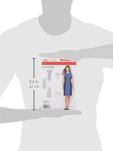 Simplicity 1586 Women's Fit Dress Sewing Pattern, Sizes 10-18...