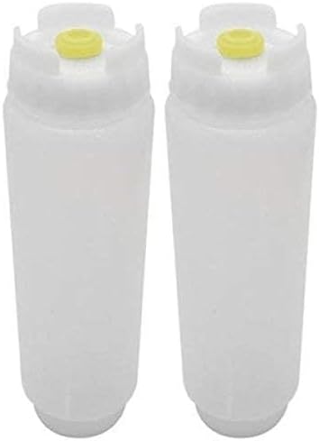 FIFO - 16 oz Squeeze Plastic Bottle For Kitchen (2-Pack)...
