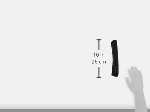 StrollAir Universal Handle Sleeve Cover, Grip Bar, Replacement, BOB, Bugaboo, Baby Jogger, Uppa Baby, Bumbleride, Black, 12"...