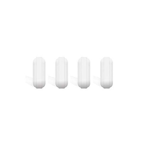 4 Pcs 10mm(0.4inch) PTFE Magnetic Stirrer Mixer Stir Bar,White Color,Laboratory Bar,Stir Plate Bar,Stir Plate Magnet,Stir Rod Magnetic...