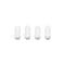 4 Pcs 10mm(0.4inch) PTFE Magnetic Stirrer Mixer Stir Bar,White Color,Laboratory Bar,Stir Plate Bar,Stir Plate Magnet,Stir Rod Magnetic...