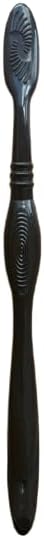 Cavity Defense Deep Clean + Whiter Teeth Toothbrush with Charcoal Extract Black Bristles and Tongue Cleaner, Medium Firmness, Individually Package...