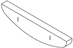 Spacer (Door) for Pelton & Crane PCS067...