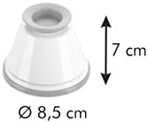 Tescoma 630591.00 Panna Cotta Mold, Set of 4 Cups with Lid...