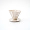 Ceramic Pour-Over Coffee Maker - Slow Drip Coffee Filter - Premium Ceramic with Smooth Textured Glaze for the Discerning Coffee Enthusiast (White)...