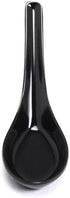 JapanBargain 3192x4, Black Soup Spoons Chinese Japanese Asian Spoons Wonton Miso Ramen Noodle Soup Spoons, Set of 4...