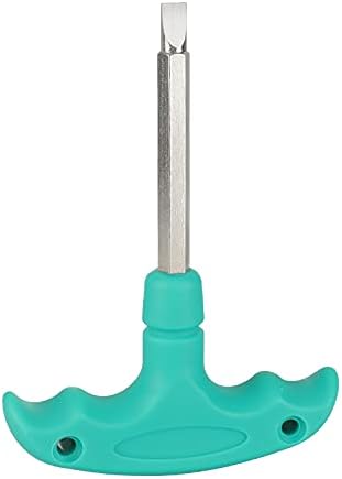 CAMVATE Straight Screwdriver Assembly Tool Silver Stainless Steel Made with Plastic T-handle - 2825...
