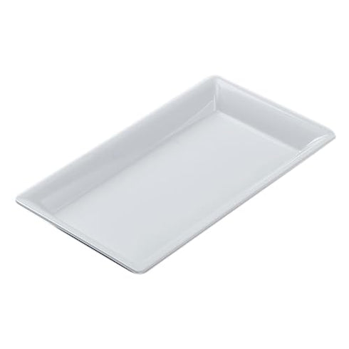 American Metalcraft MEL19 Endurance Melamine Rectangular Platter, 14.25" x 7.5", White...