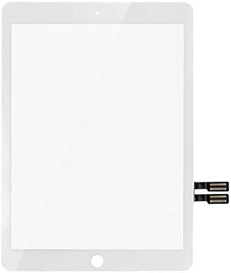 Compatible with iPad 6th Generation iPad 2018 A1893 A1954 Touch Screen Glass Digitizer Replacement, Adhesive Tape,Repair Tools kit,Without Home Bu...