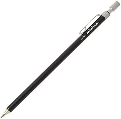 OHTO Extremely Thin Mechanical Pencil Minimo Sharp 0.5mm Black Body (SP-505MN-Black) 2 Set...