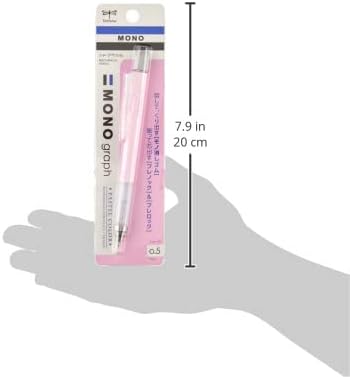 Tombow Mechanical Pencil, Monograph Pastel Color 0.5mm, Sakura Pink (DPA-136E)...