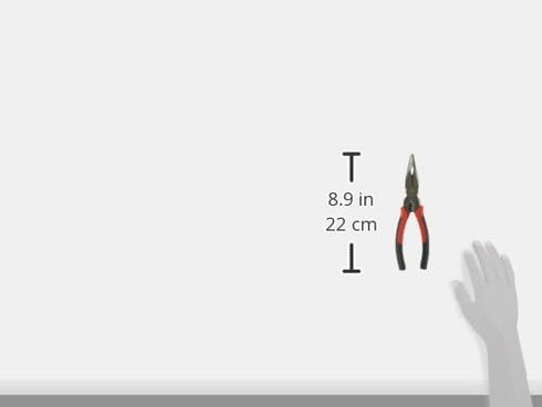 Gardner Bender GBP-58N ArmorEDGE Long Nose Electrical Pliers, 8 in., Steel...