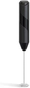 Cuisinox Electric Milk Frother Handheld Stainless Steel Battery Powered Foam Maker, Whisk Drink Mixer Blender For Coffee, Frappe, Latte, Macchiato...