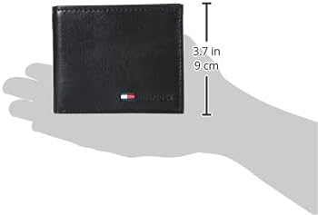 Tommy Hilfiger Men's Leather Slim Bifold Wallet with Coin Pocket...