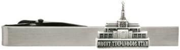Silver Tie Clip by Ringmasters | LDS Temple Tie Clips for Men with Antique Silver Finish | Suit Accessories for Weddings, Church, & Formal Events ...