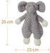 Apricot Lamb Stuffed Animals Security Blanket Gray Elephant Infant Nursery Character Blanket Luxury Snuggler Plush(Gray Elephant, 10 Inches)...