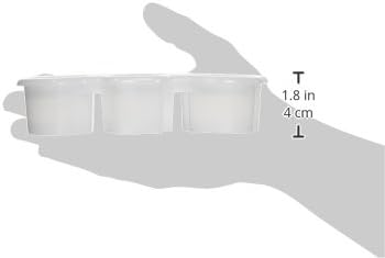 Imonata Triangle Sushi Mold, 7 x 2-1/4 x 1-1/2in, White...