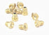 20Pcs Gold Metric Male Thread Flush Straight Grease Nipple Fitting for Machine Tool Accessory greaseing Fittings(M6x1mm),Pipe Fittings,Tools and H...