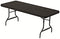 Iceberg iGear Stretch Fabric Table Top Cap Cover, fits 6' Tables, Polyester/Spandex, Black, 30" W x 72" L...
