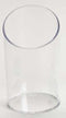 Zappy Elegant Clear Slanted Cylinder Mini Dessert Appetizer Cup 2.5 oz Plastic Tasting/Sample Shot Glasses Parfait Glass/Souffle Jello Tumbler (25...