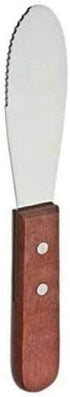 Wide Stainless Steel Spreader Kitchen Knives for Sandwiches Butter Cheese set of 2...