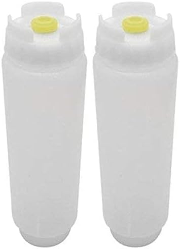 FIFO - 16 oz Squeeze Plastic Bottle For Kitchen (2-Pack)...