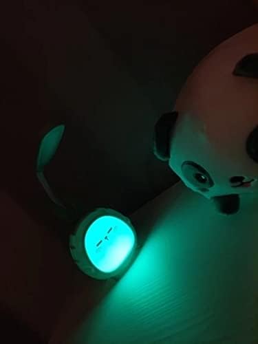 Portable LED Desk Lamp with Night Light Cute Bunny Foldable USB Charge Reading Light for Bedroom Kids Bedside Study (Green)...